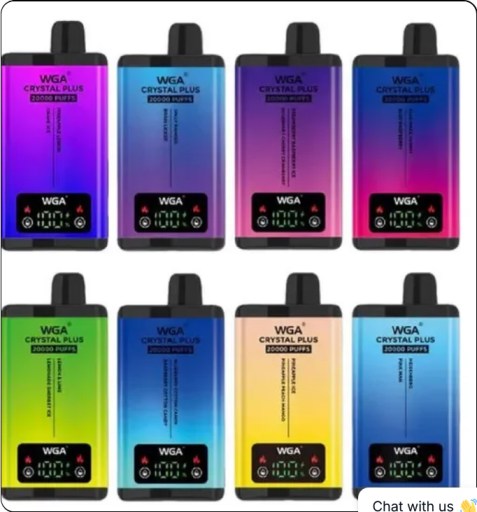WGA Crystal Plus 20000 Box of 10 | 20K Puff Vape