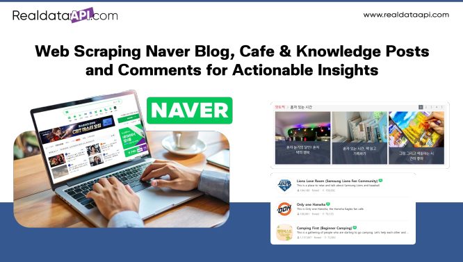 Scrape Naver Blogs, Cafe & Knowledge Posts and Comments
