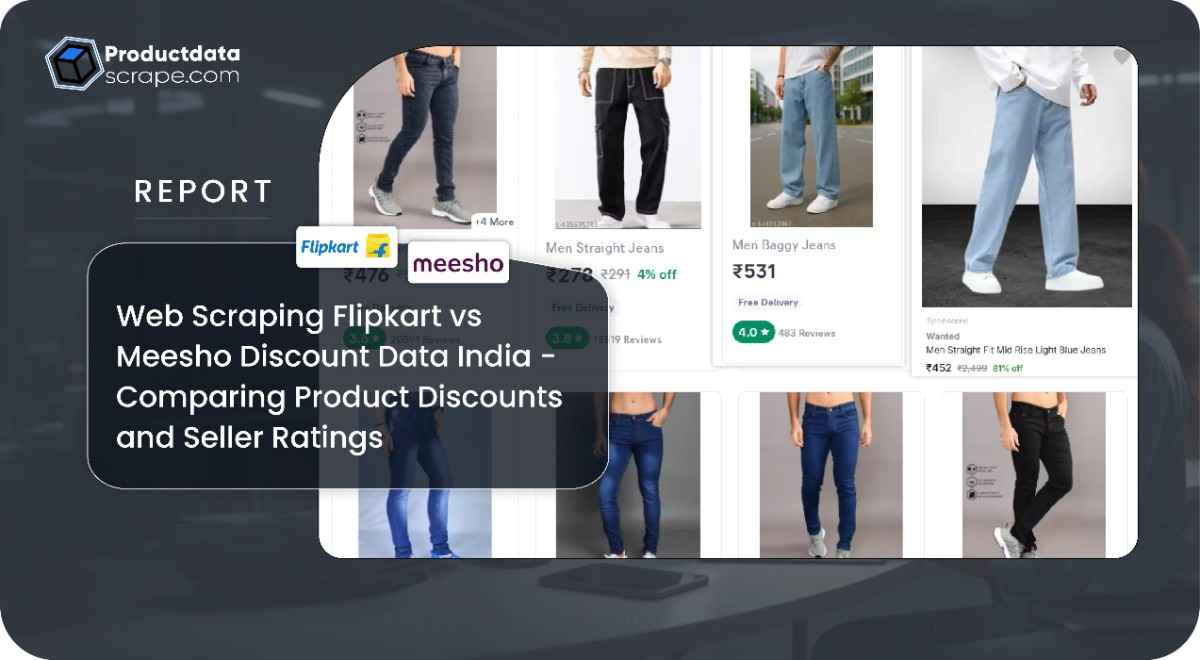 Web Scraping Flipkart vs Meesho Discount Data India
