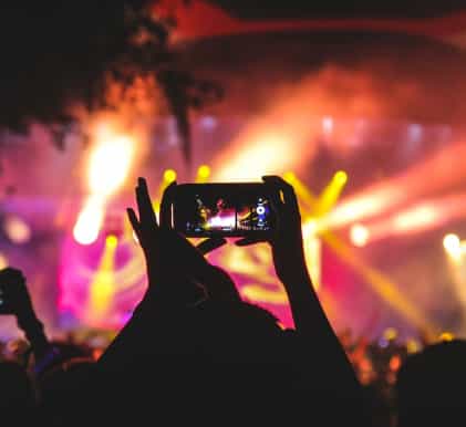 videographer capturing image