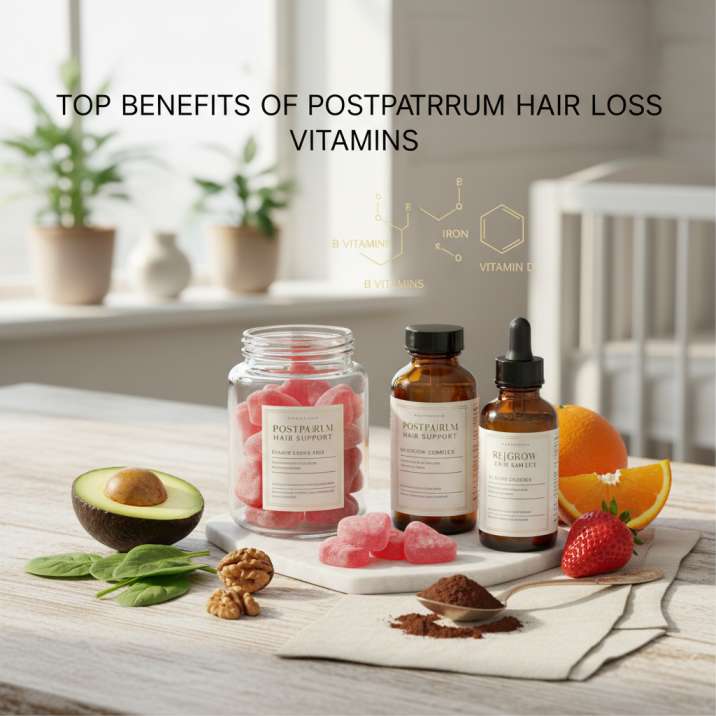Benefits of Postpartum Hair Loss Vitamins for Regrowth