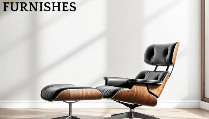 eames lounge chair ottoman promotional image 2
