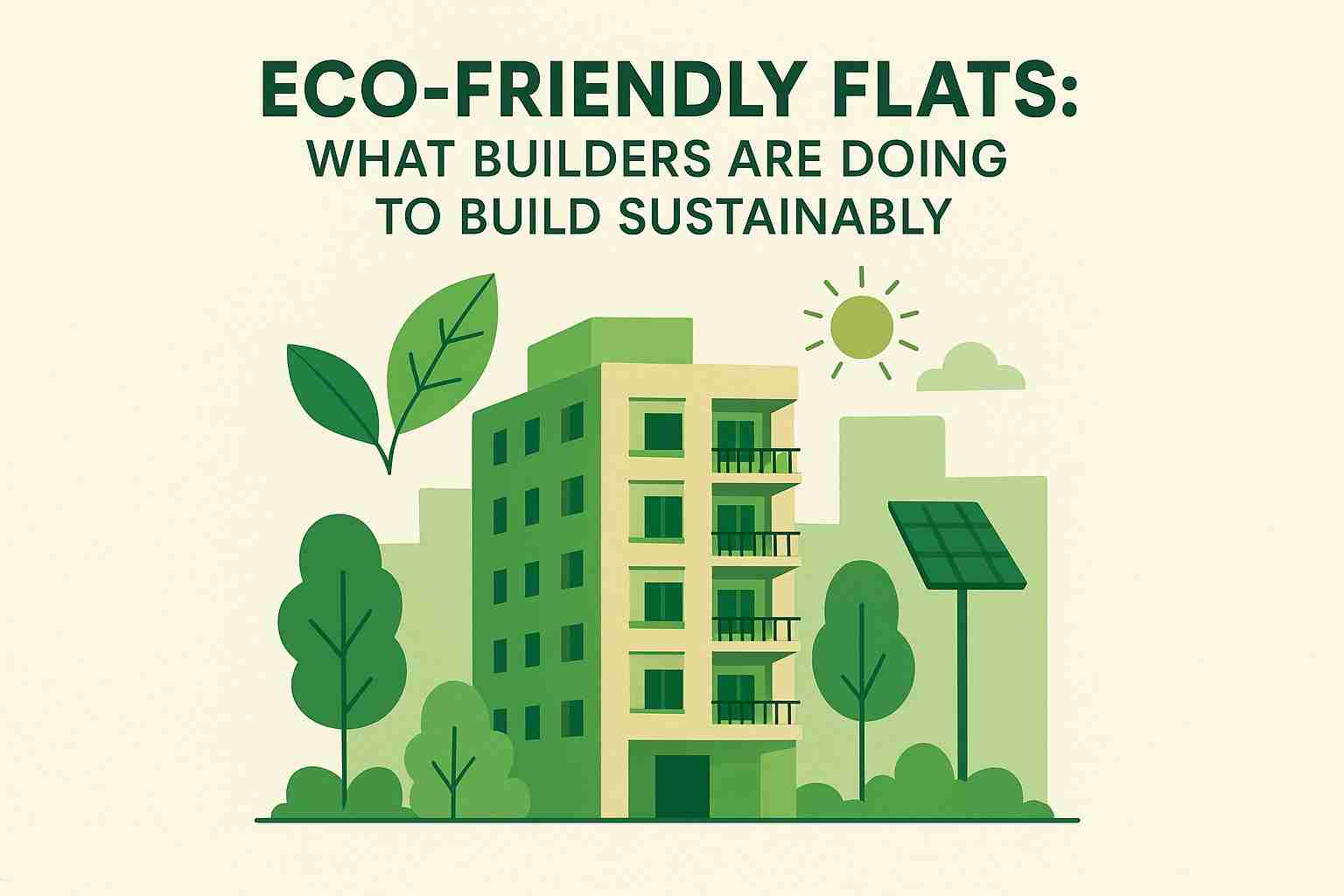Eco-Friendly Flats: Builders Building Sustainably