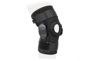 hinged knee brace support