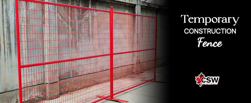 Temporary Construction Fence: Easy-to-Install Fencing