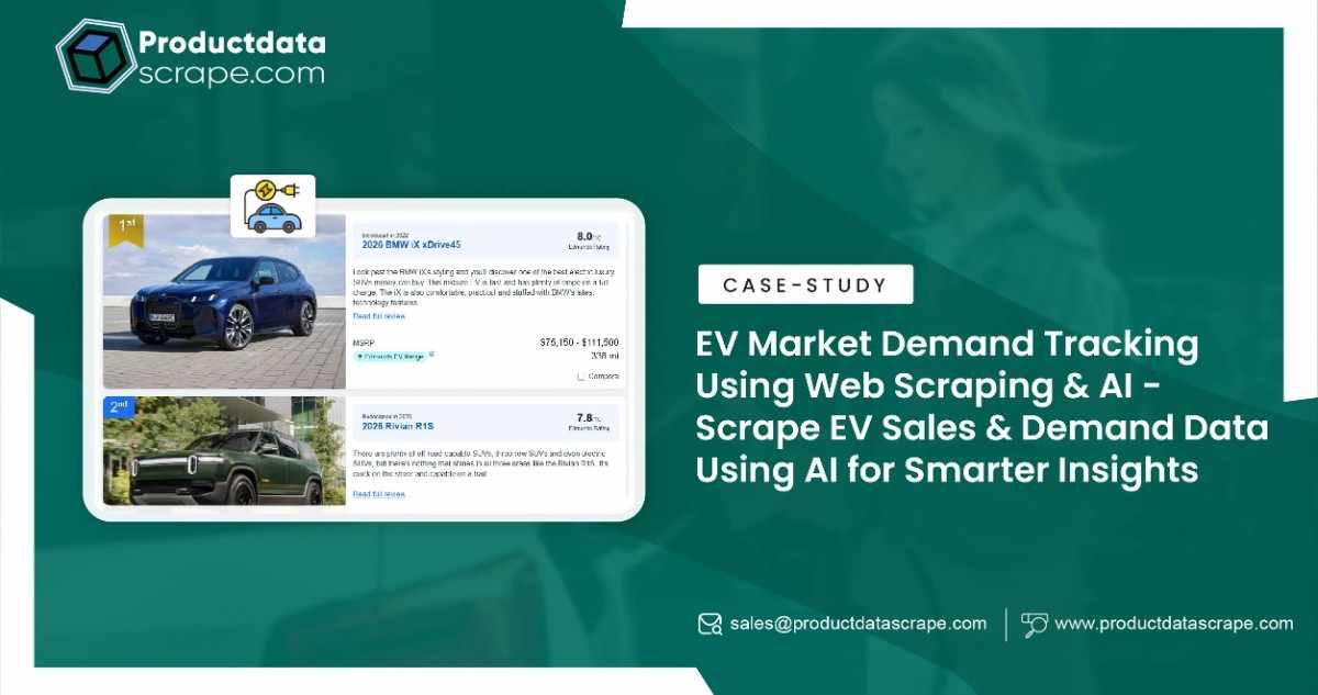 Scrape EV Sales & Demand Data Using AI