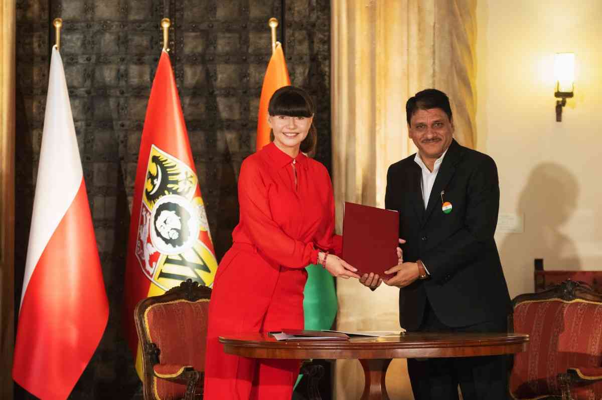 Shreekant Patil, India Global Leader with Poland India Chamber, Wroclaw, Poland.